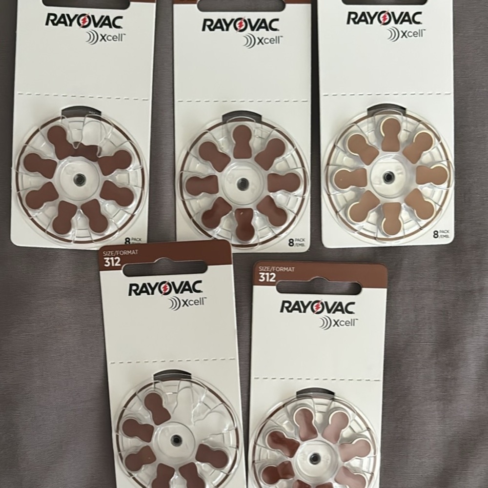 Rayovac Hearing Aid Batteries 312